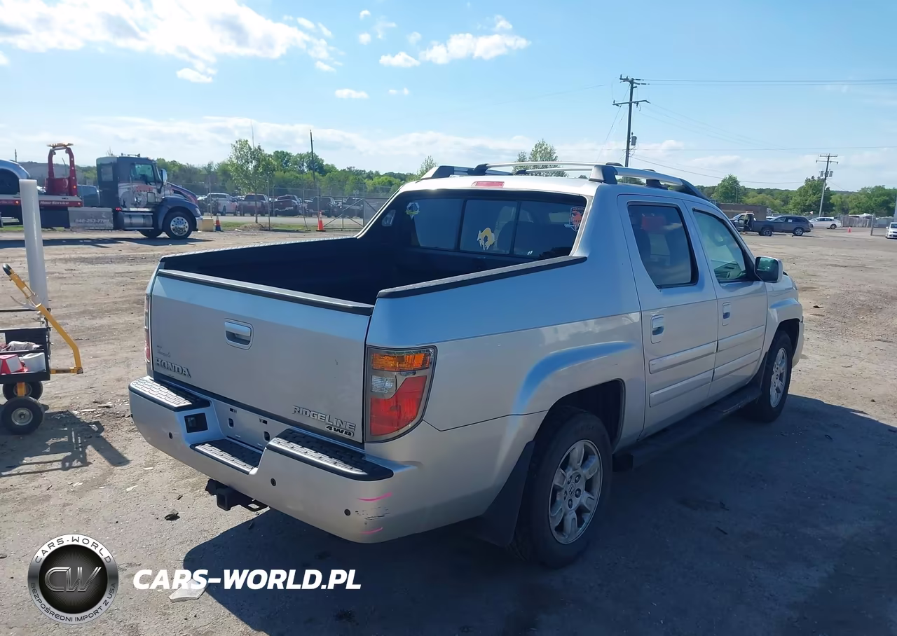 2007 Honda Ridgeline Rtl VIN:2HJYK16517H501406 - 4