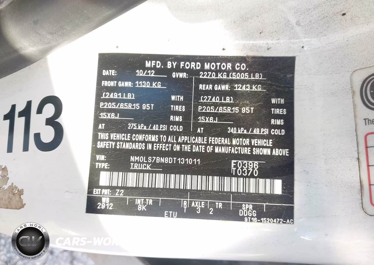 2013 Ford Transit Connect Xlt VIN:NM0LS7BN8DT131011 - 9
