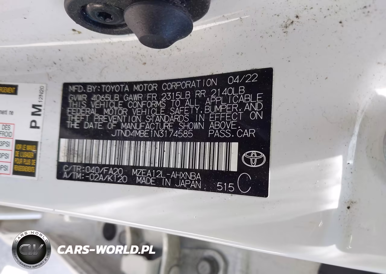 2022 Toyota Corolla Se Nightshade Edition VIN:JTND4MBE1N3174585 - 9