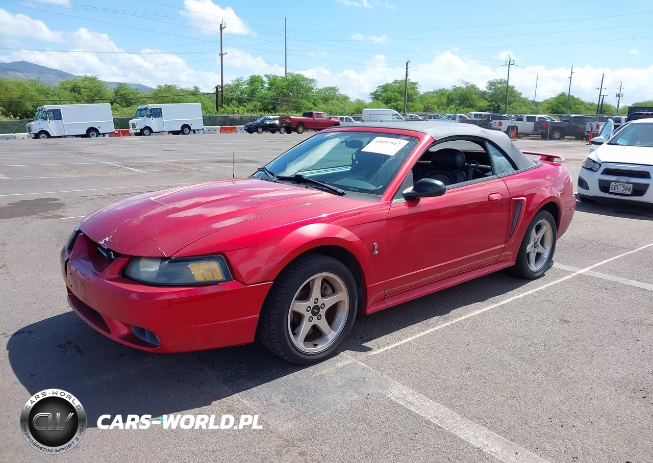 2001 Ford Mustang Cobra VIN:1FAFP46V41F232878 - 2