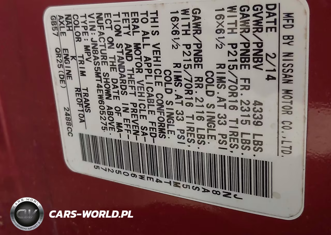 2014 Nissan Rogue Select S VIN:JN8AS5MT4EW605275 - 9
