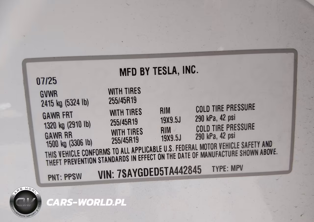 2026 Tesla Model Y Premium Rear-Wheel Drive-Rear-Wheel Drive VIN:7SAYGDED5TA442845 - 9