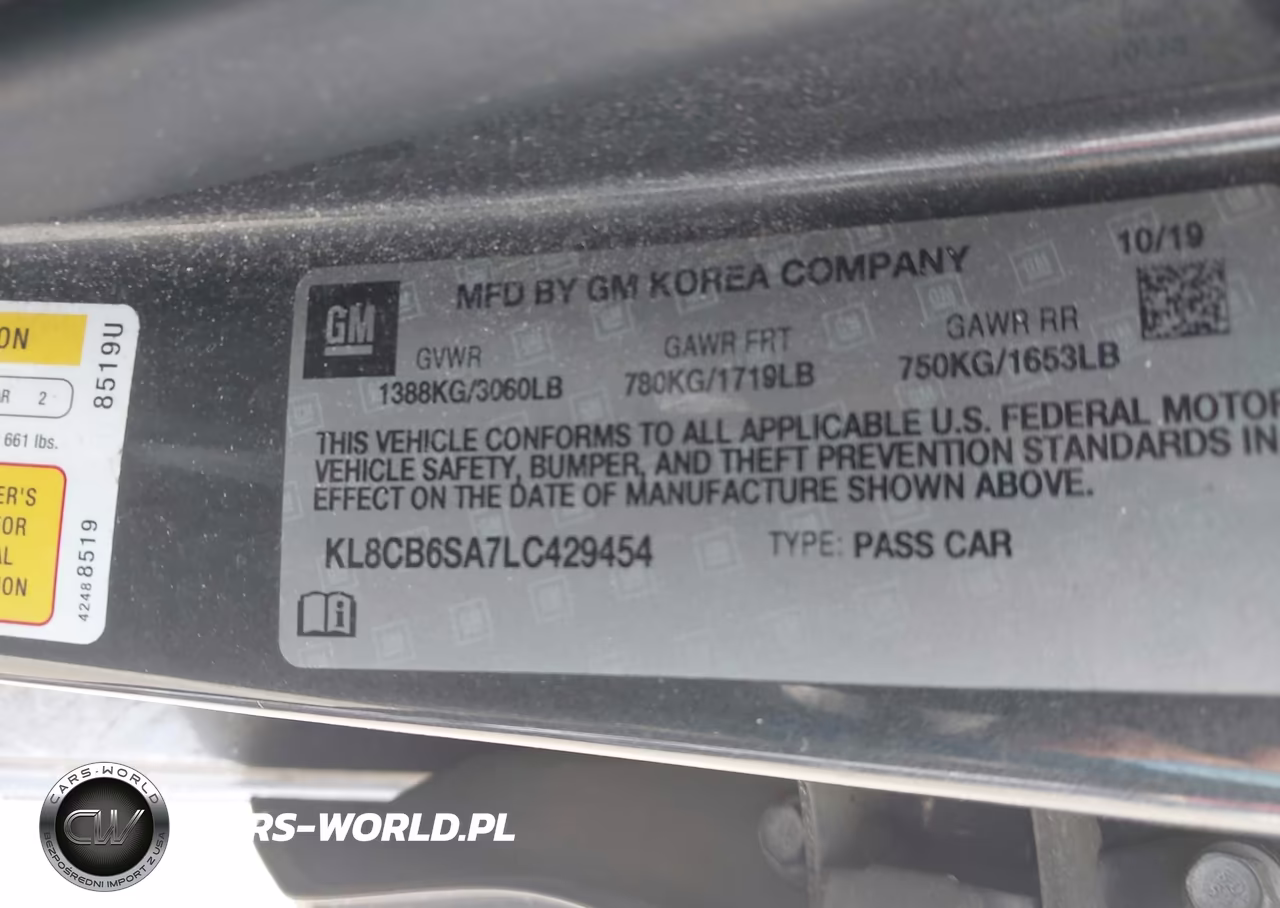 2020 Chevrolet Spark Fwd Ls Automatic VIN:KL8CB6SA7LC429454 - 9