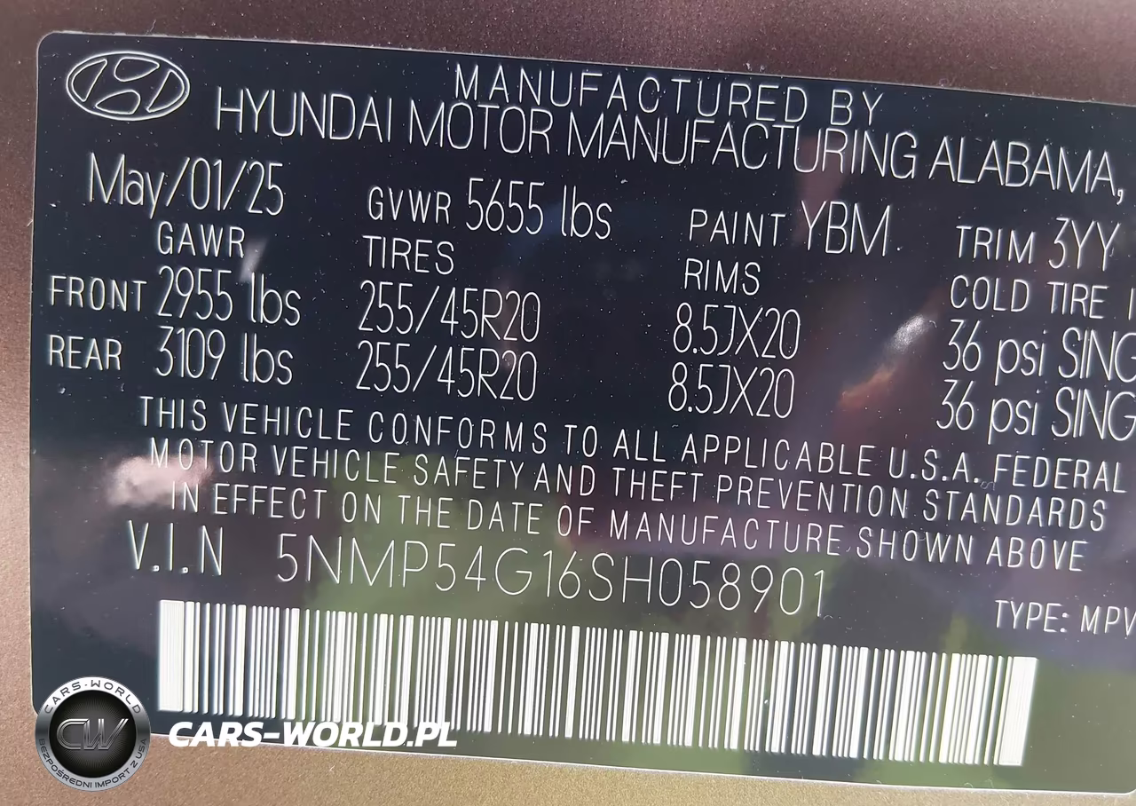 2025 Hyundai Santa Fe Hybrid Calligraphy VIN:5NMP54G16SH058901 - 9