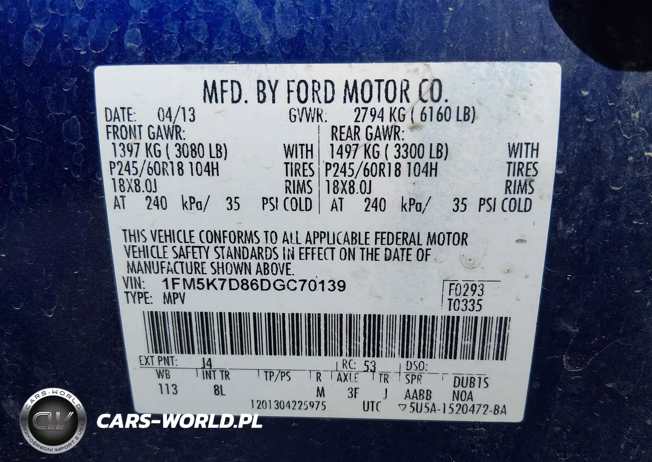 2013 Ford Explorer Xlt VIN:1FM5K7D86DGC70139 - 9