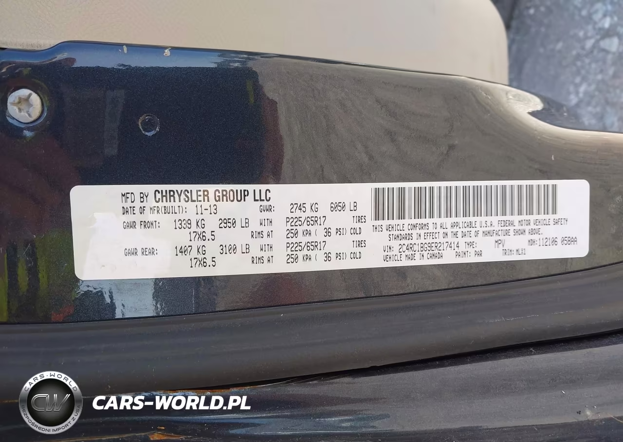2014 Chrysler Town & Country Touring VIN:2C4RC1BG9ER217414 - 9