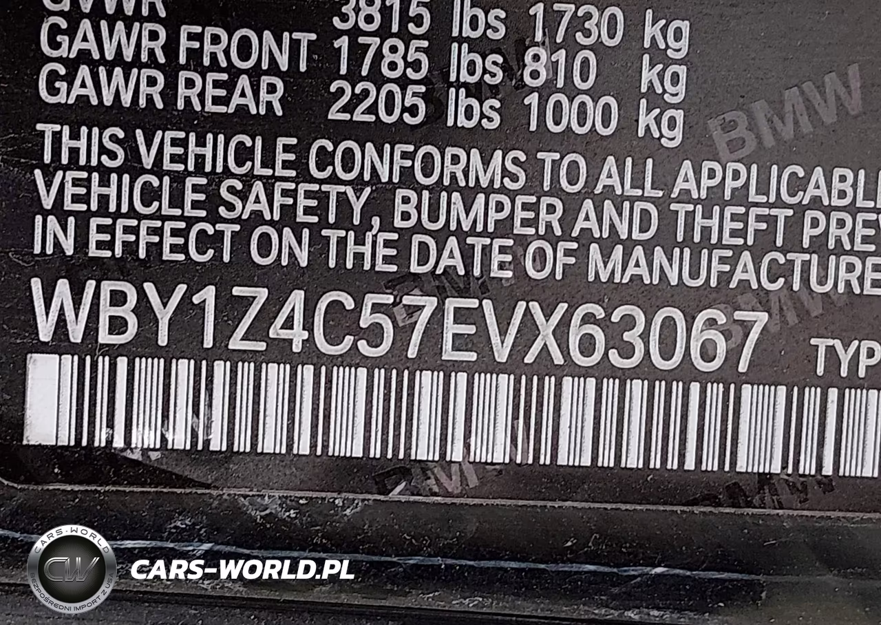 2014 BMW I3 Base W-Range Extender VIN:WBY1Z4C57EVX63067 - 9