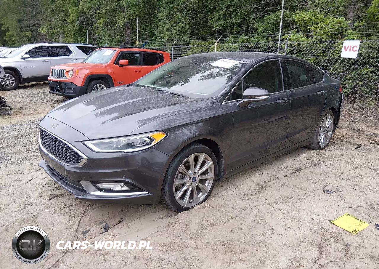 2017 Ford Fusion Platinum VIN:3FA6P0K94HR414630 - 2