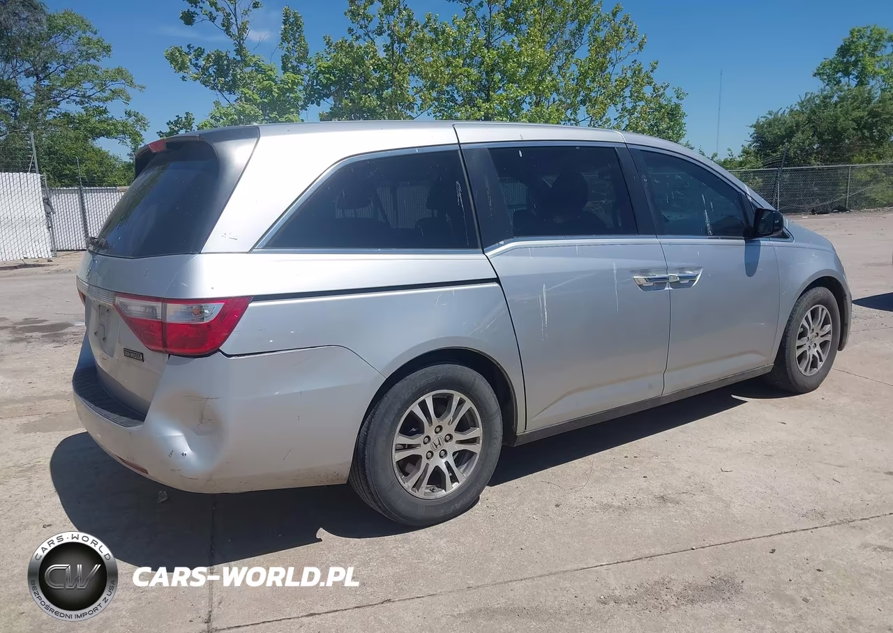 2012 Honda Odyssey Ex-L VIN:5FNRL5H67CB011605 - 4