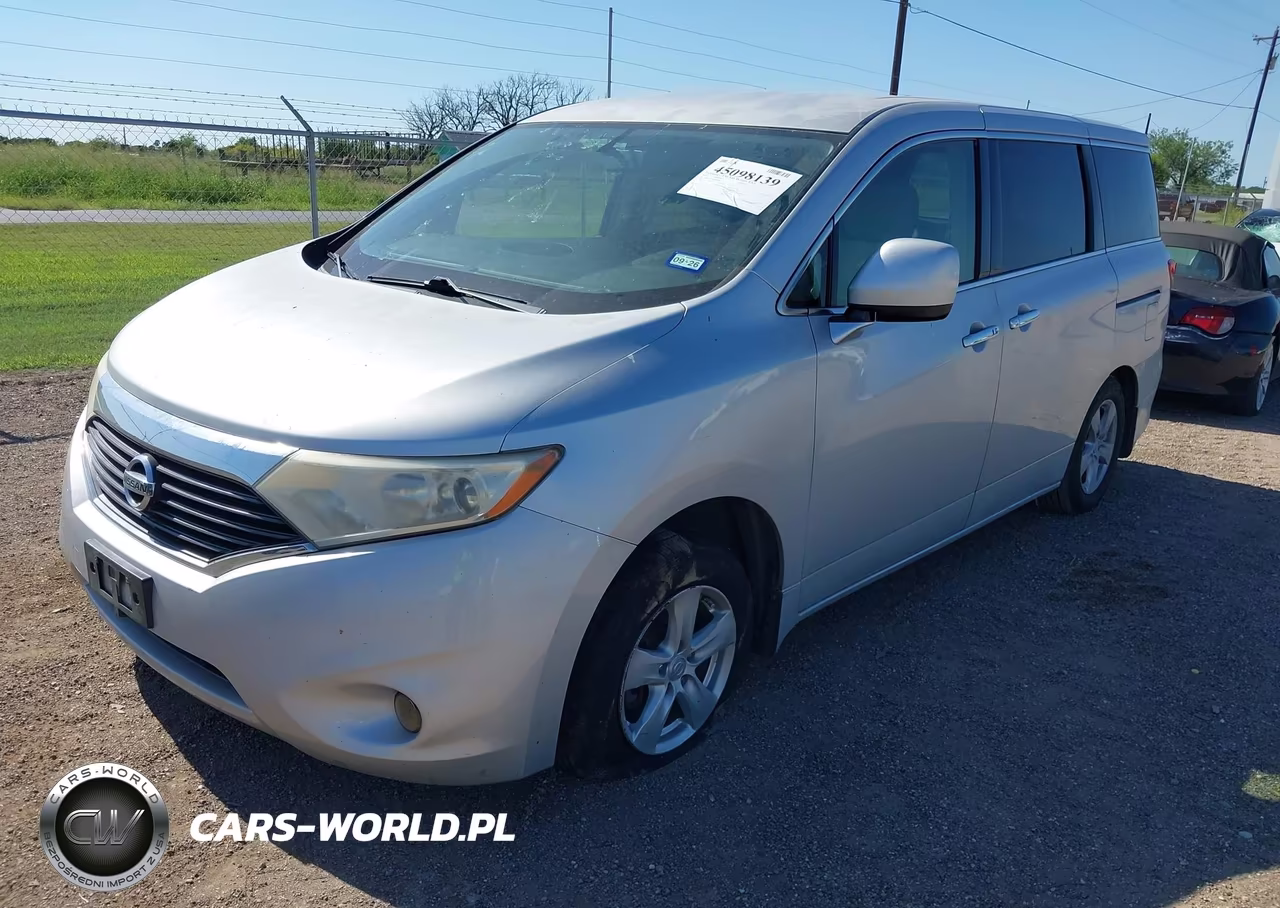 2013 Nissan Quest Sv VIN:JN8AE2KP8D9063087 - 2