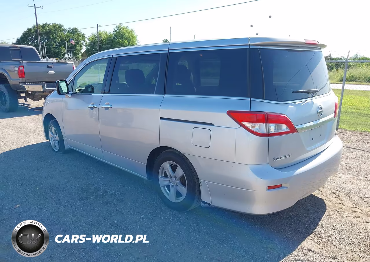 2013 Nissan Quest Sv VIN:JN8AE2KP8D9063087 - 3