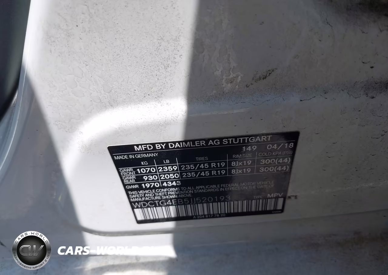 2018 Mercedes-Benz Gla 250 VIN:WDCTG4EB5JJ520193 - 9