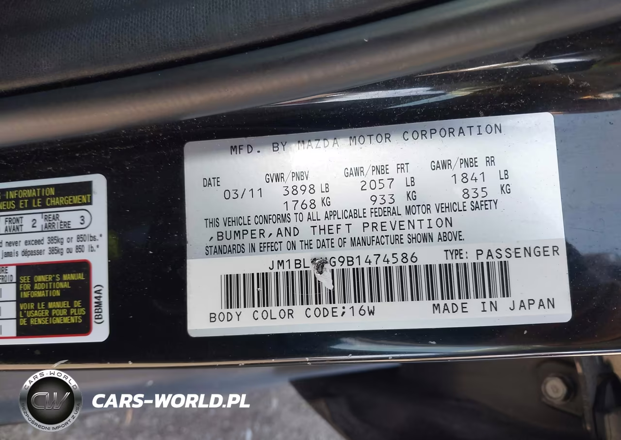 2011 Mazda Mazda3 I Sport VIN:JM1BL1UG9B1474586 - 9
