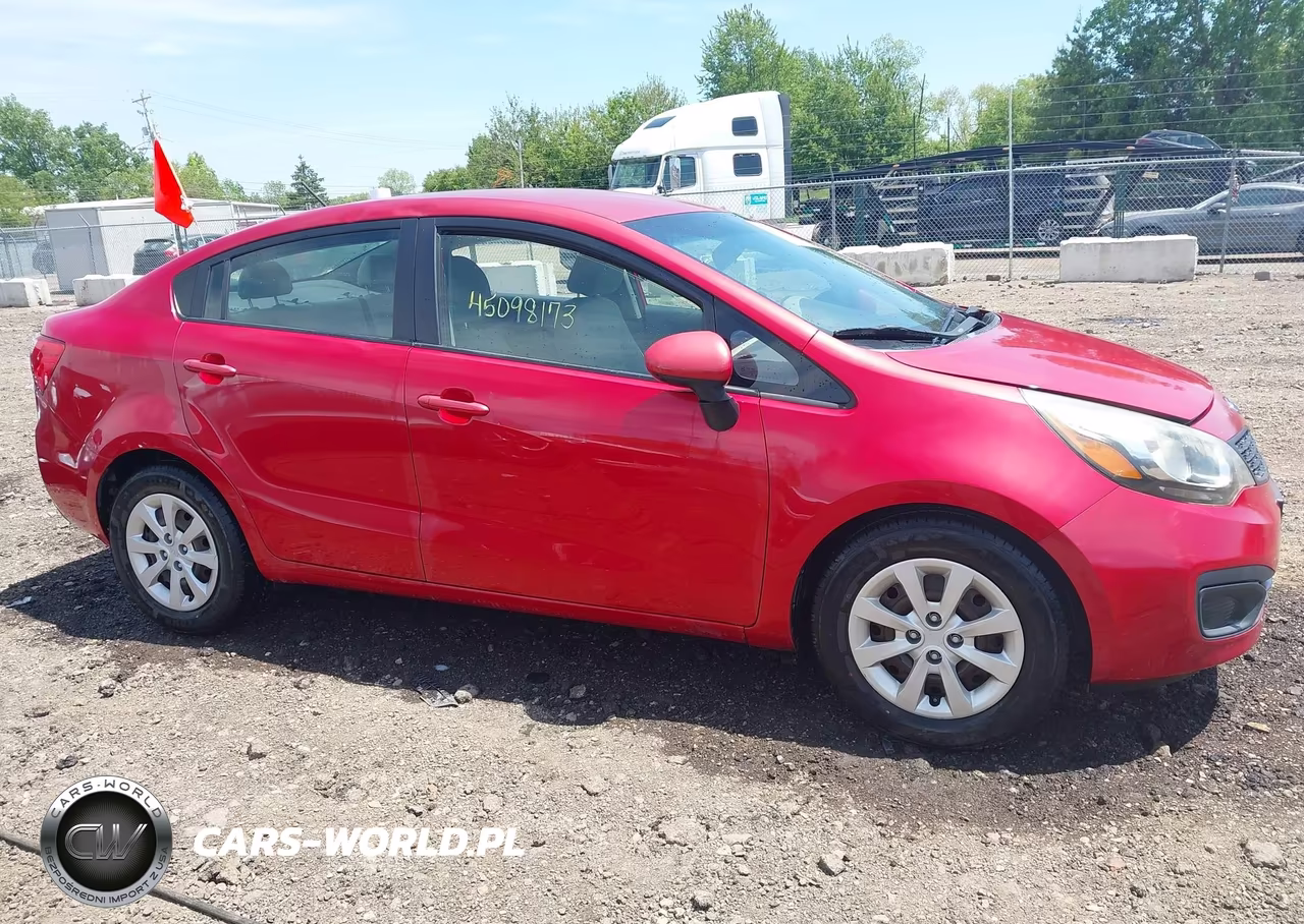 2013 Kia Rio Lx VIN:KNADM4A33D6124267 - 12