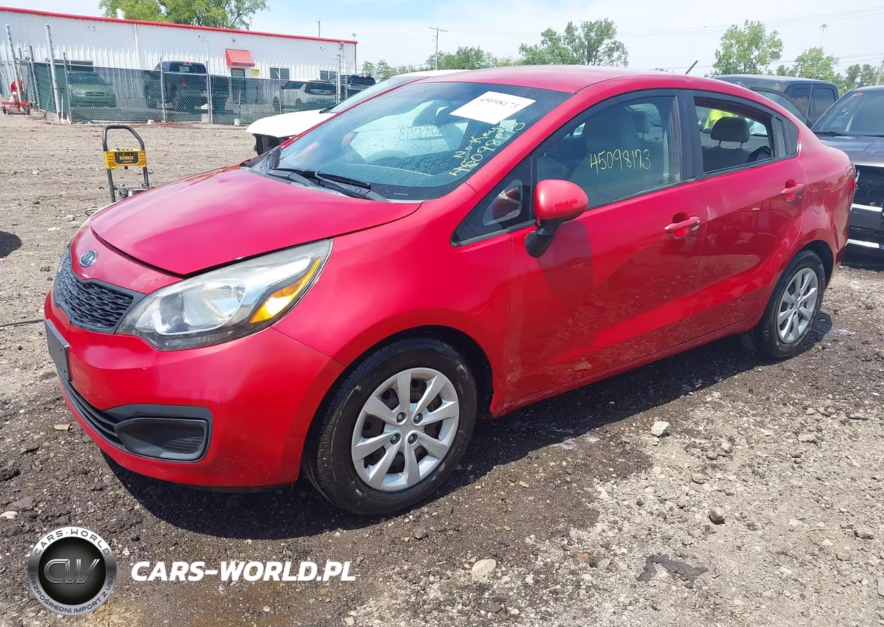 2013 Kia Rio Lx VIN:KNADM4A33D6124267 - 2