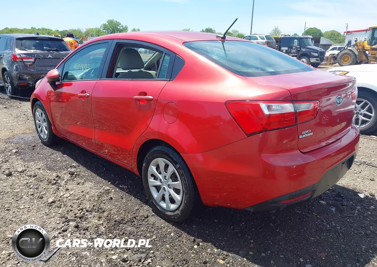 2013 Kia Rio Lx VIN:KNADM4A33D6124267 - 3