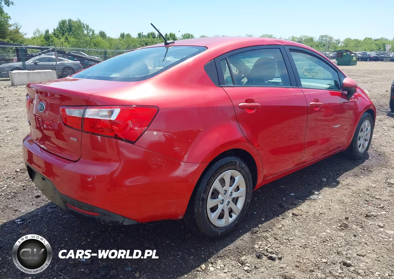 2013 Kia Rio Lx VIN:KNADM4A33D6124267 - 4