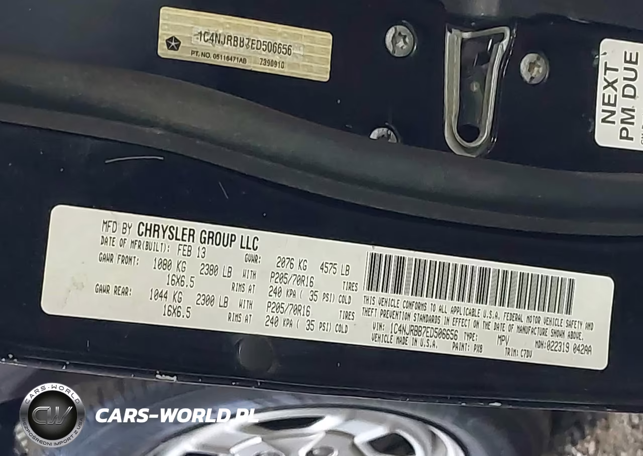2014 Jeep Patriot Sport VIN:1C4NJRBB7ED506656 - 9