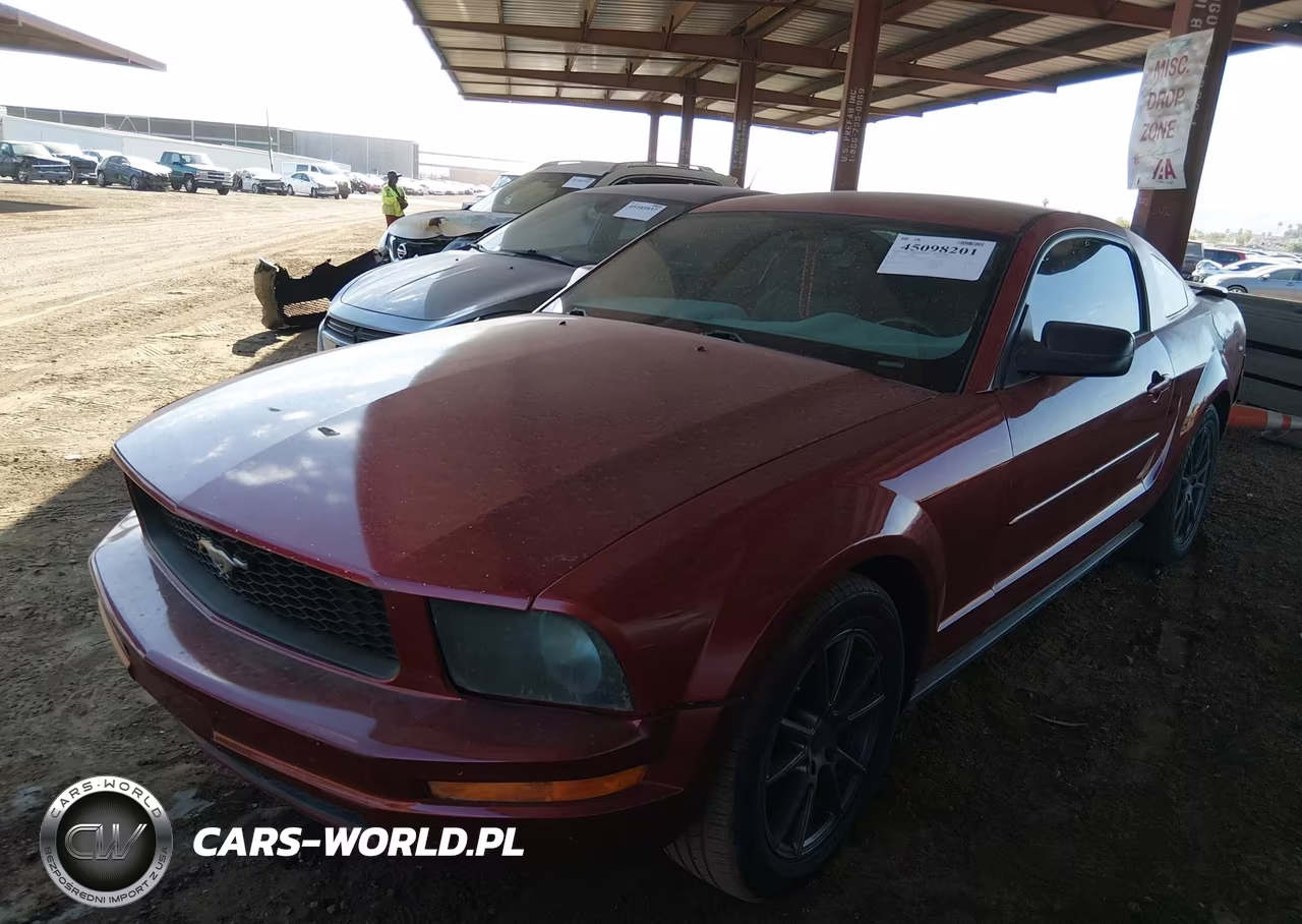 2008 Ford Mustang V6 Deluxe-V6 Premium VIN:1ZVHT80N085191001 - 2