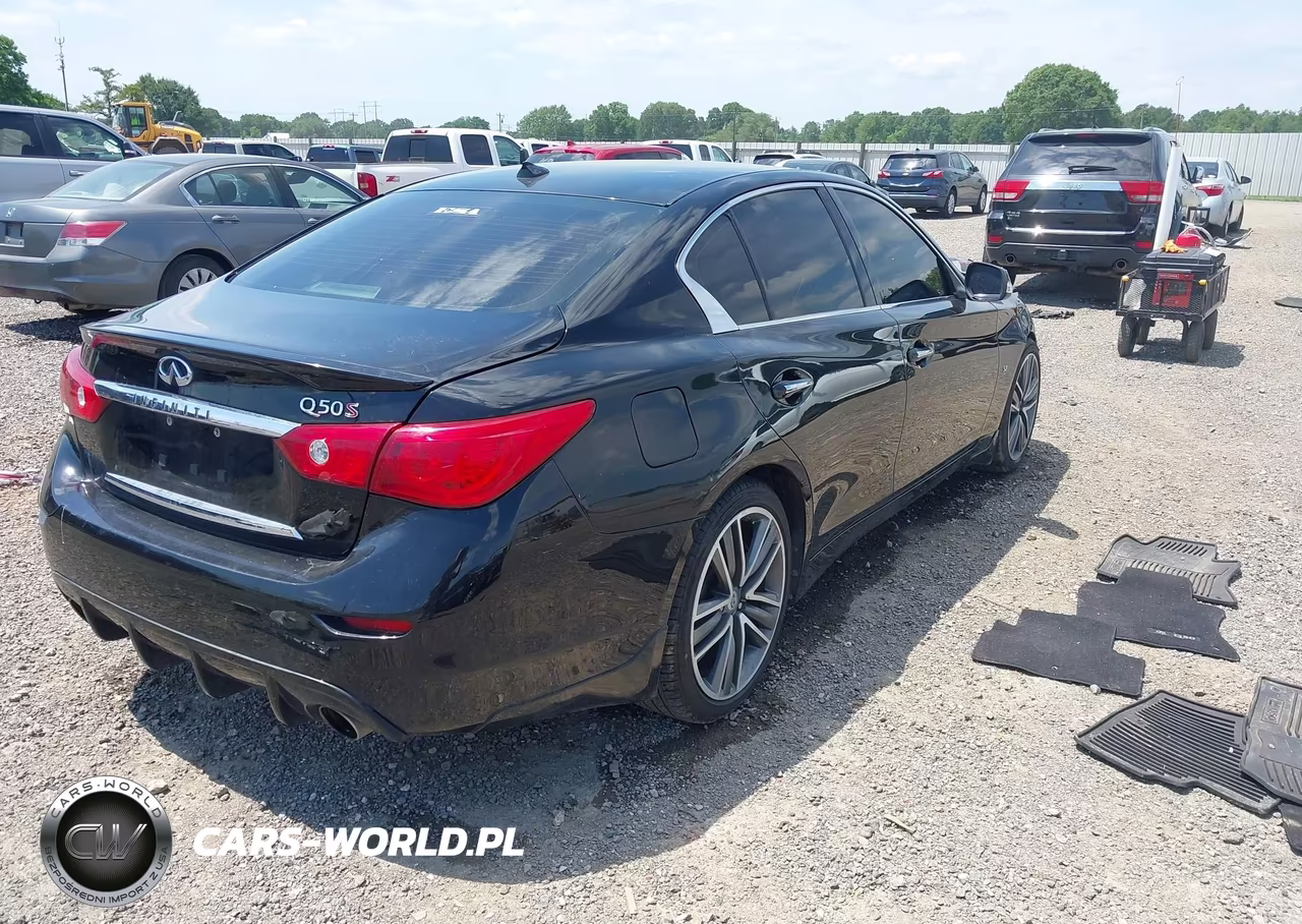 2015 Infiniti Q50 Sport VIN:JN1BV7AP4FM337595 - 4