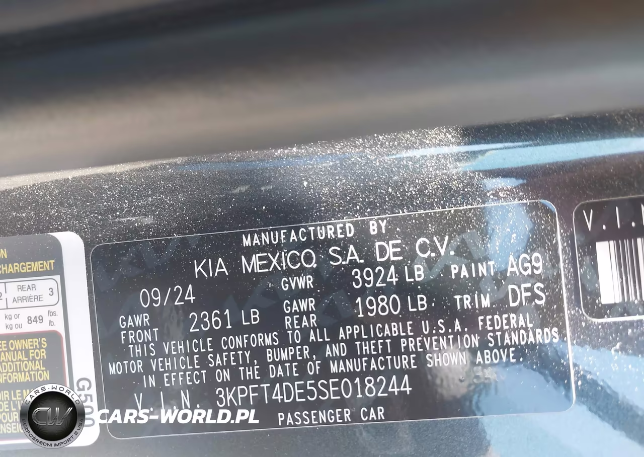 2025 Kia K4 Lxs VIN:3KPFT4DE5SE018244 - 9
