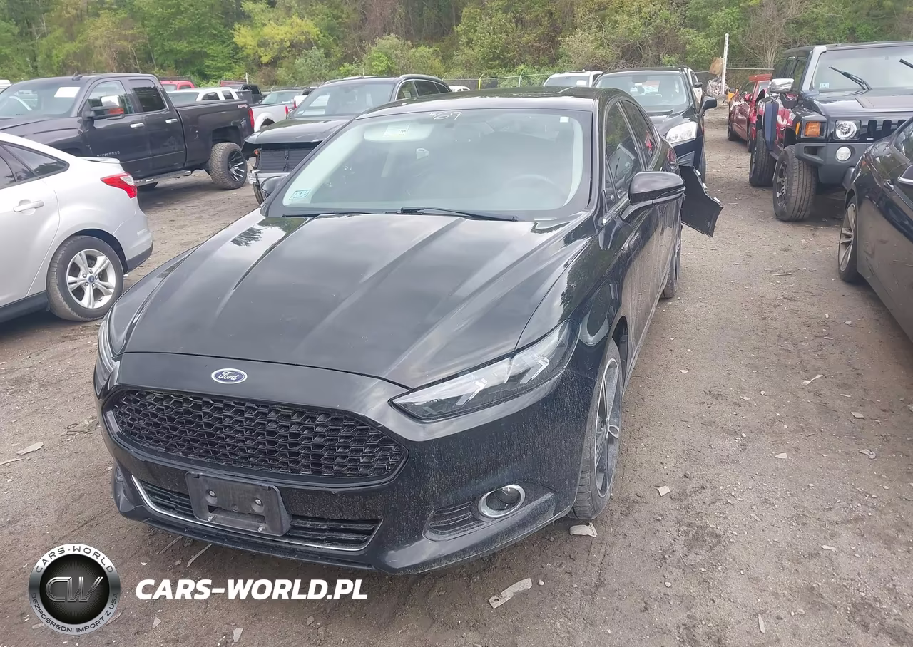 2016 Ford Fusion Titanium VIN:3FA6P0D93GR372821 - 2