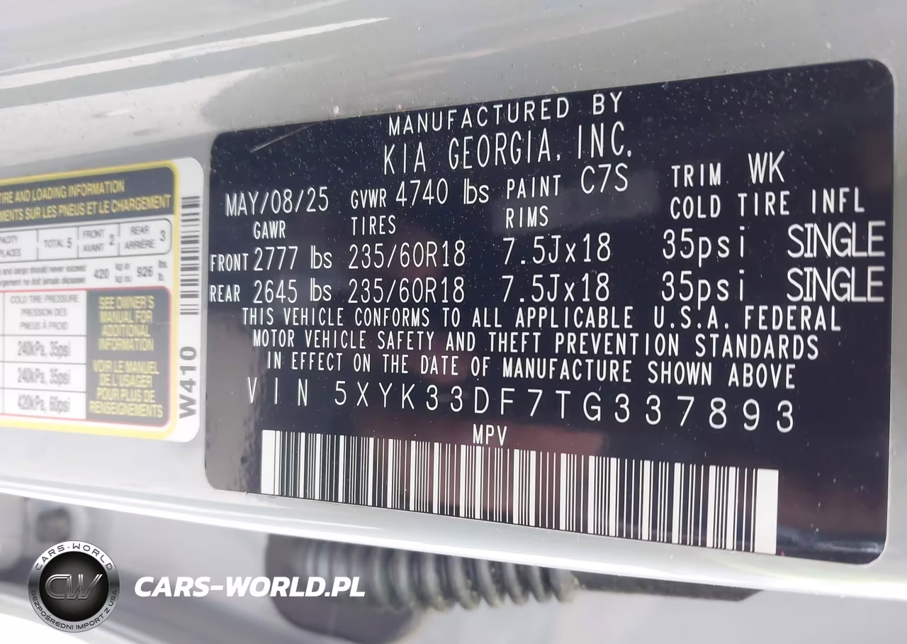 2026 Kia Sportage Ex VIN:5XYK33DF7TG337893 - 9