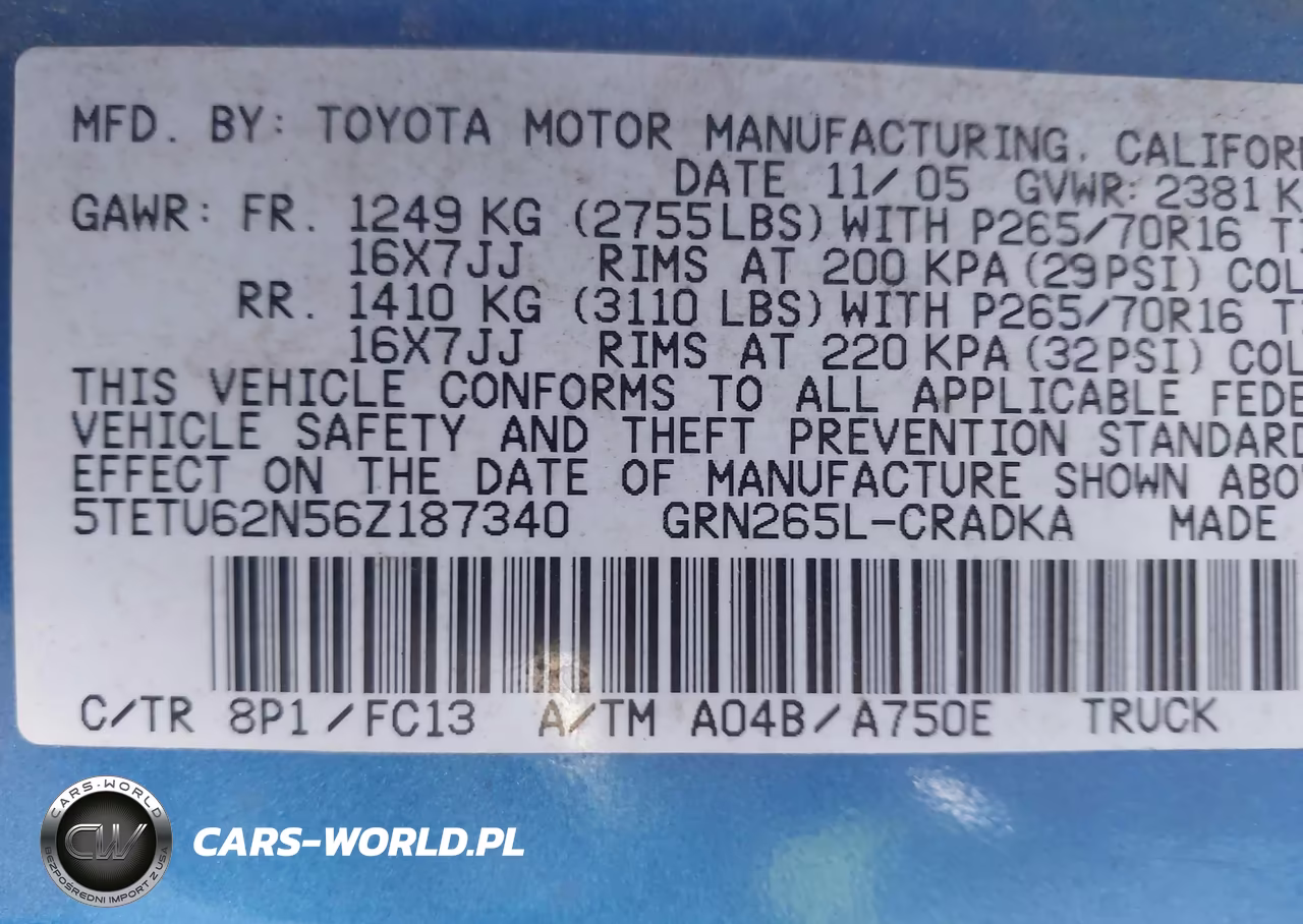 2006 Toyota Tacoma Prerunner V6 VIN:5TETU62N56Z187340 - 9