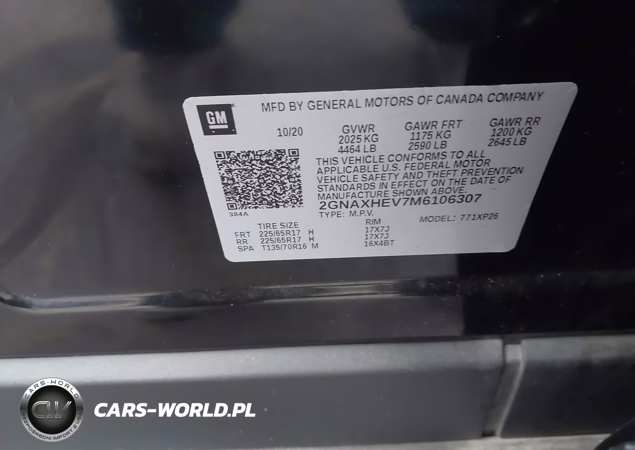 2021 Chevrolet Equinox Fwd Ls VIN:2GNAXHEV7M6106307 - 9