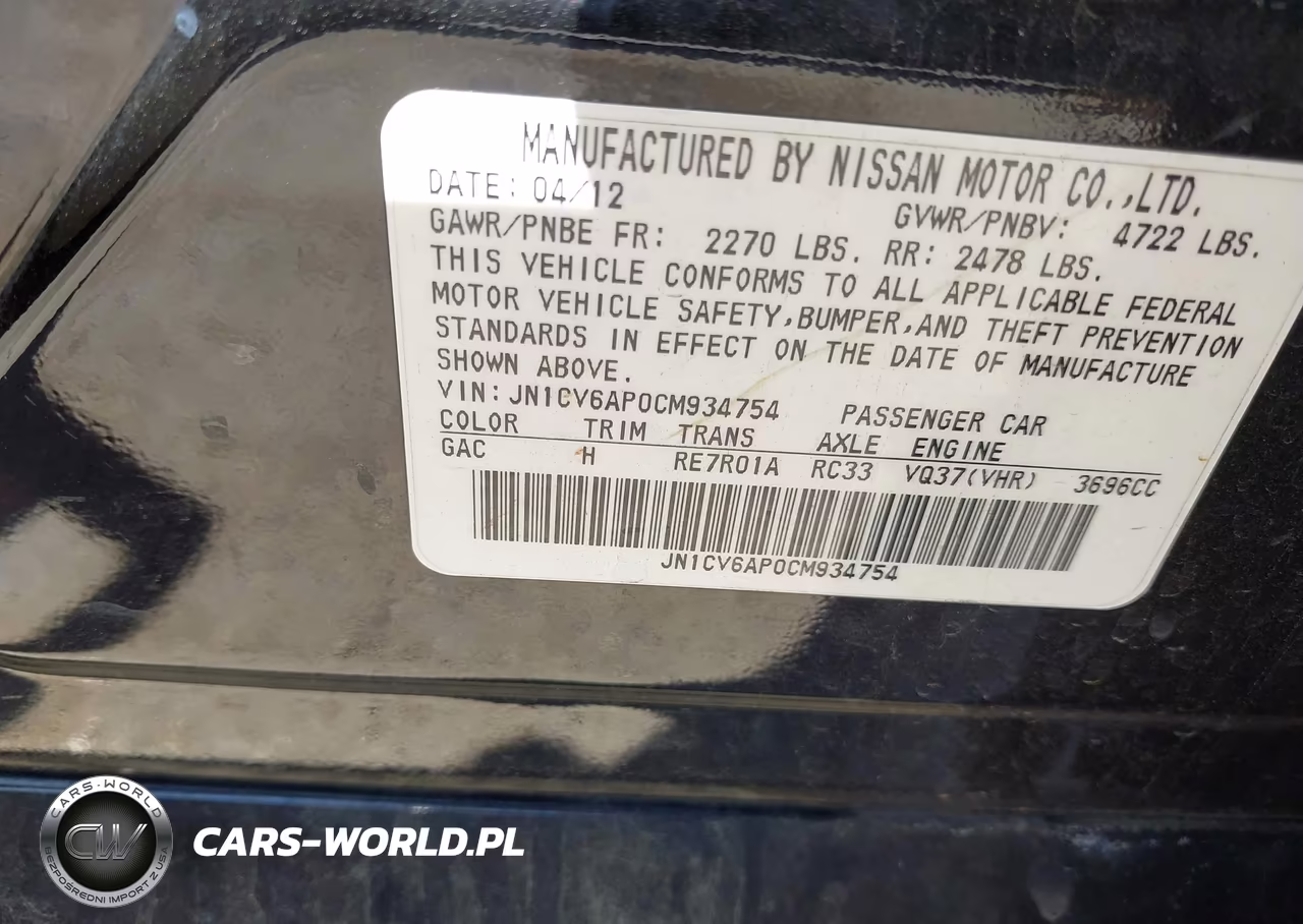 2012 Infiniti G37 Journey VIN:JN1CV6AP0CM934754 - 9