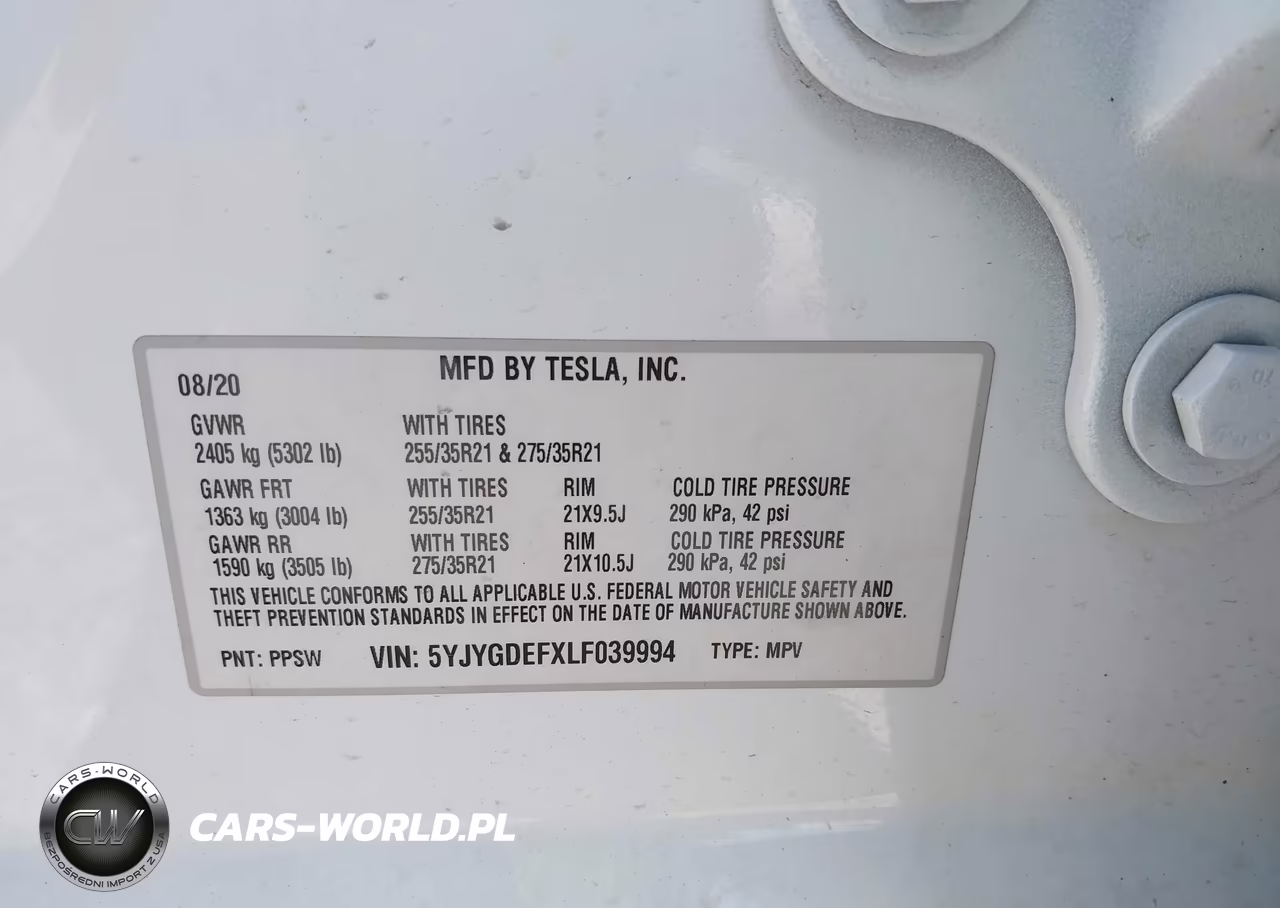 2020 Tesla Model Y Long Range Dual Motor All-Wheel Drive-Performance Dual Motor All-Wheel Drive VIN:5YJYGDEFXLF039994 - 9