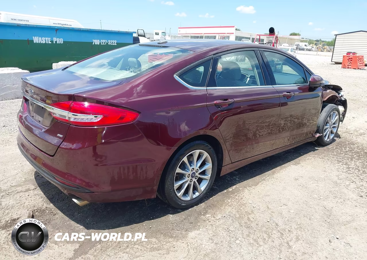 2017 Ford Fusion Se VIN:3FA6P0H77HR174575 - 4