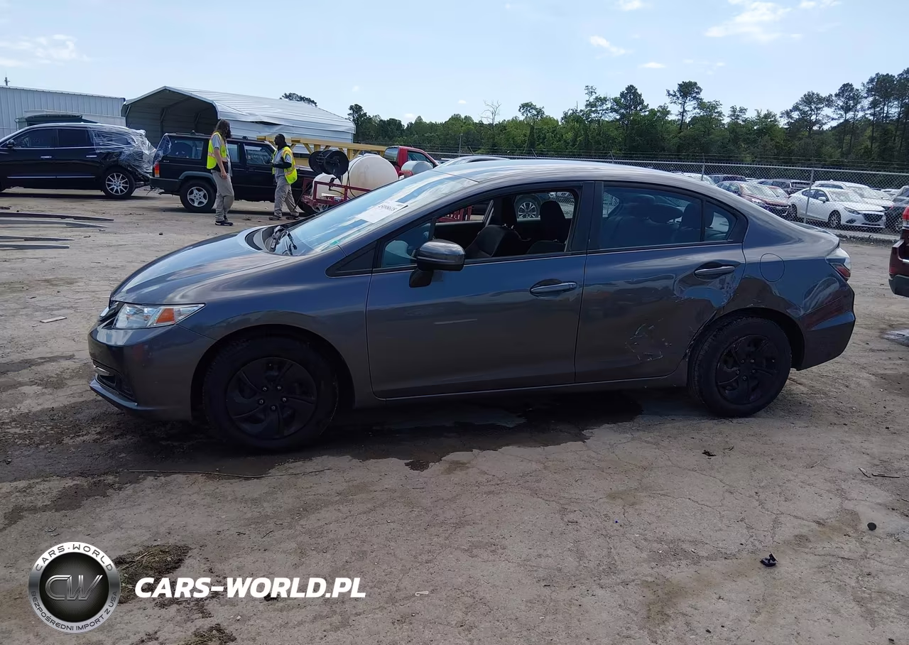 2014 Honda Civic Lx VIN:19XFB2E55EE045356 - 14