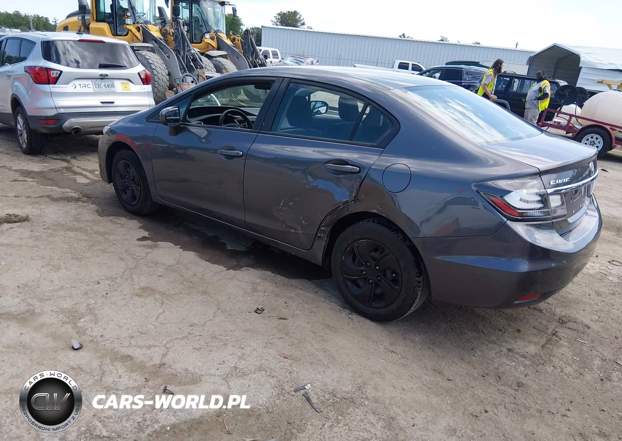2014 Honda Civic Lx VIN:19XFB2E55EE045356 - 3
