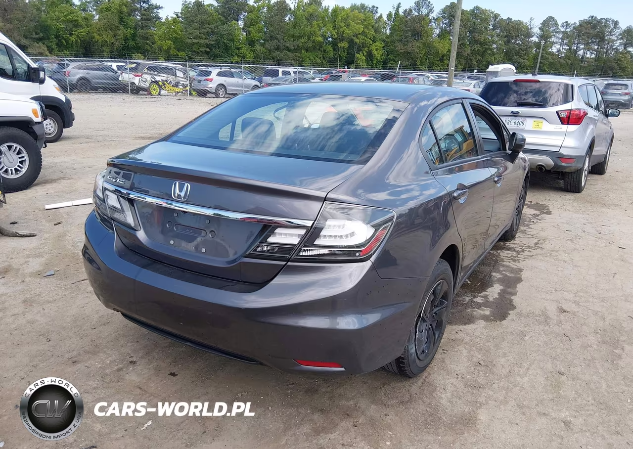 2014 Honda Civic Lx VIN:19XFB2E55EE045356 - 4
