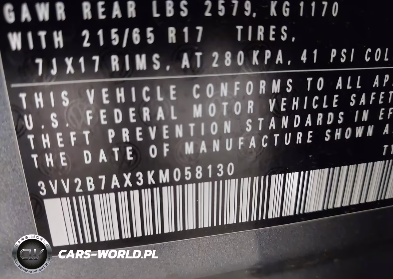2019 Volkswagen Tiguan 2.0T Se-2.0T Sel-2.0T Sel R-Line-2.0T Sel R-Line Black VIN:3VV2B7AX3KM058130 - 9