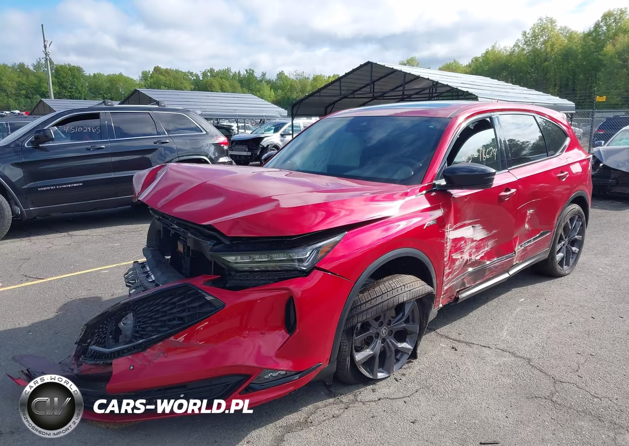 2022 Acura Mdx A-Spec Package VIN:5J8YE1H04NL036652 - 2