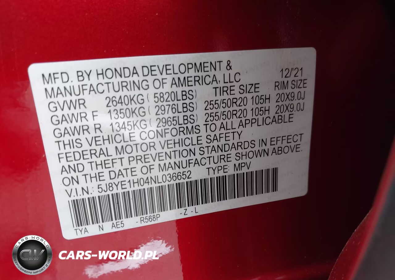 2022 Acura Mdx A-Spec Package VIN:5J8YE1H04NL036652 - 9