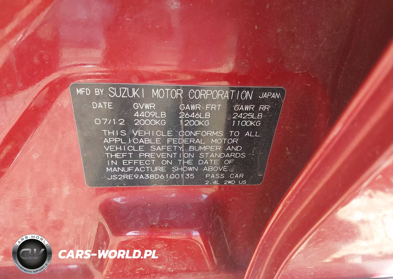 2013 Suzuki Kizashi Se VIN:JS2RE9A38D6100135 - 9