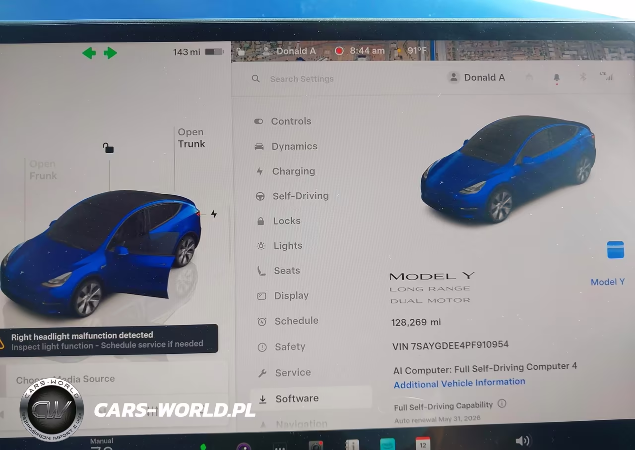 2023 Tesla Model Y Awd-Long Range Dual Motor All-Wheel Drive VIN:7SAYGDEE4PF910954 - 18