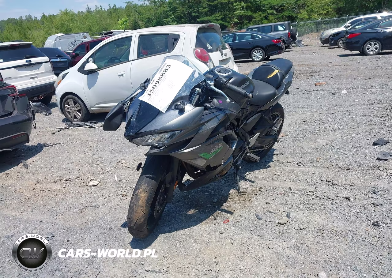 2024 Kawasaki Ex650 R VIN:ML5EXER1XRDAD5654 - 2
