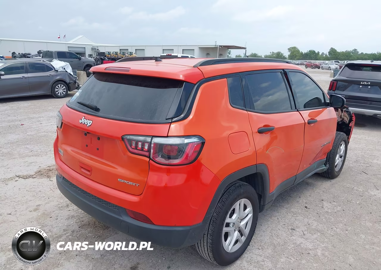 2018 Jeep Compass Sport Fwd VIN:3C4NJCABXJT233375 - 4