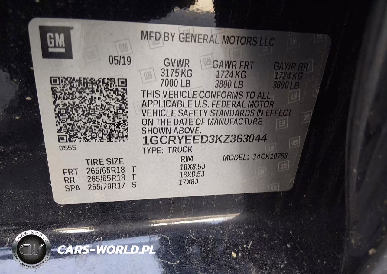 2019 Chevrolet Silverado 1500 Rst VIN:1GCRYEED3KZ363044 - 9
