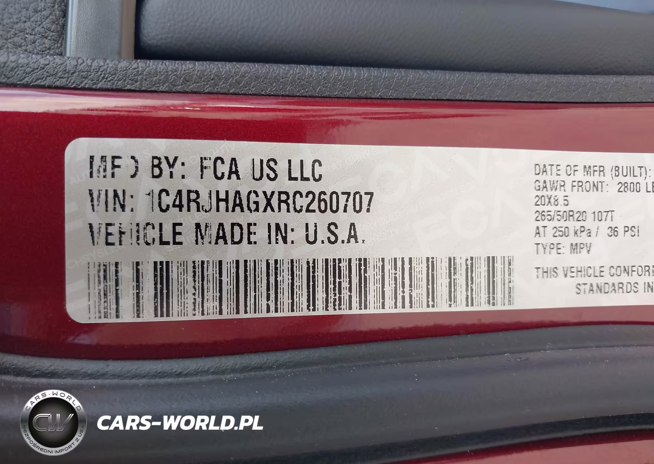2024 Jeep Grand Cherokee Altitude X 4X4 VIN:1C4RJHAGXRC260707 - 9