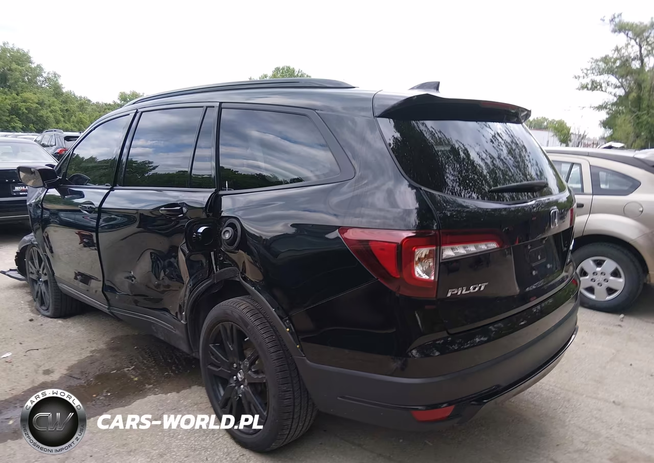 2020 Honda Pilot Awd Black Edition VIN:5FNYF6H71LB006403 - 3