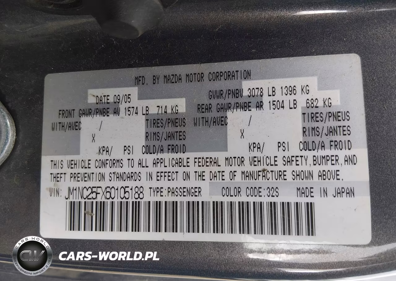 2006 Mazda Mx-5 Grand Touring VIN:JM1NC25FX60105188 - 9