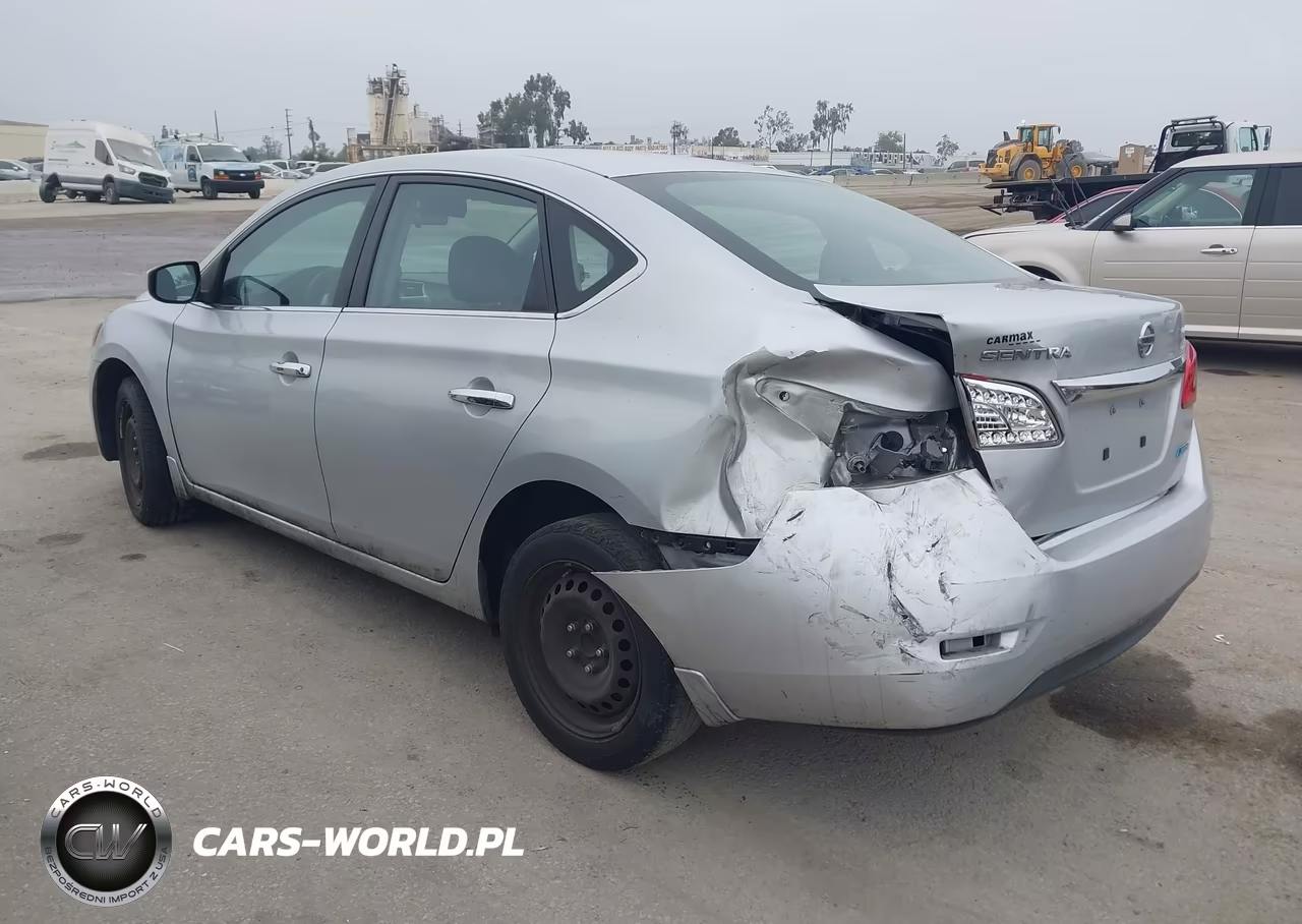 2014 Nissan Sentra S VIN:3N1AB7AP0EL678375 - 3