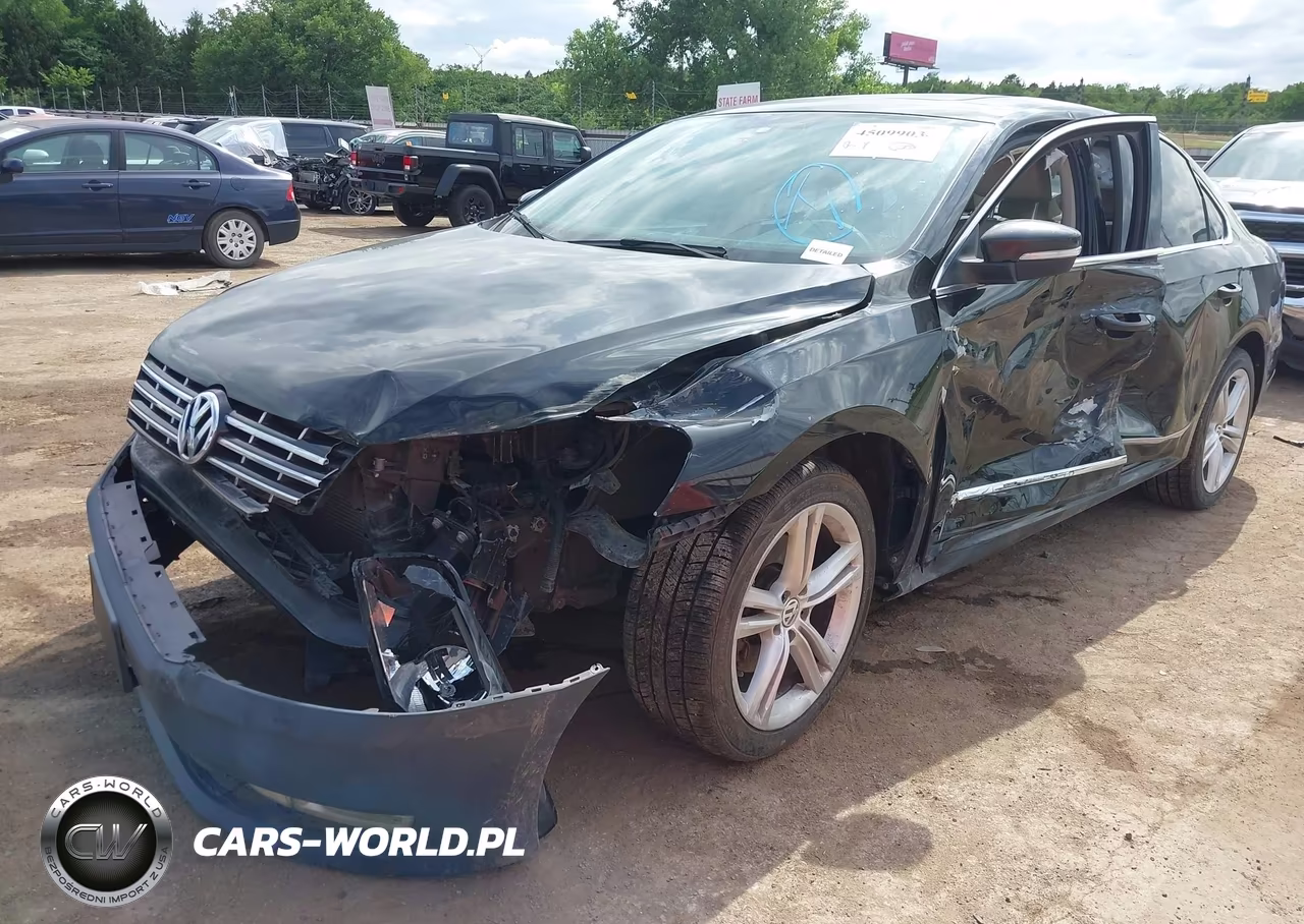 2014 Volkswagen Passat 2.0L Tdi Se VIN:1VWBN7A32EC084319 - 2