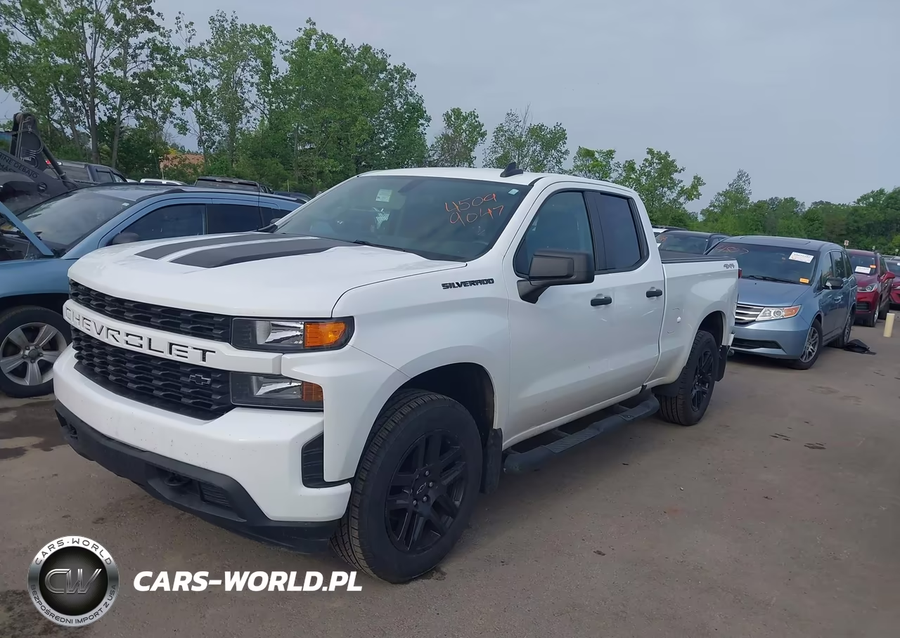 2021 Chevrolet Silverado 1500 4Wd Standard Bed Custom VIN:1GCRYBEKXMZ293333 - 2