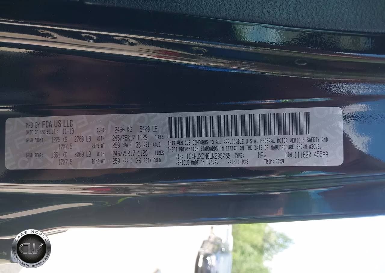 2020 Jeep Wrangler Unlimited Sport S 4X4 VIN:1C4HJXDN8LW209065 - 9